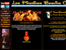 Tablet Screenshot of lospinguinosbowlingclub.com